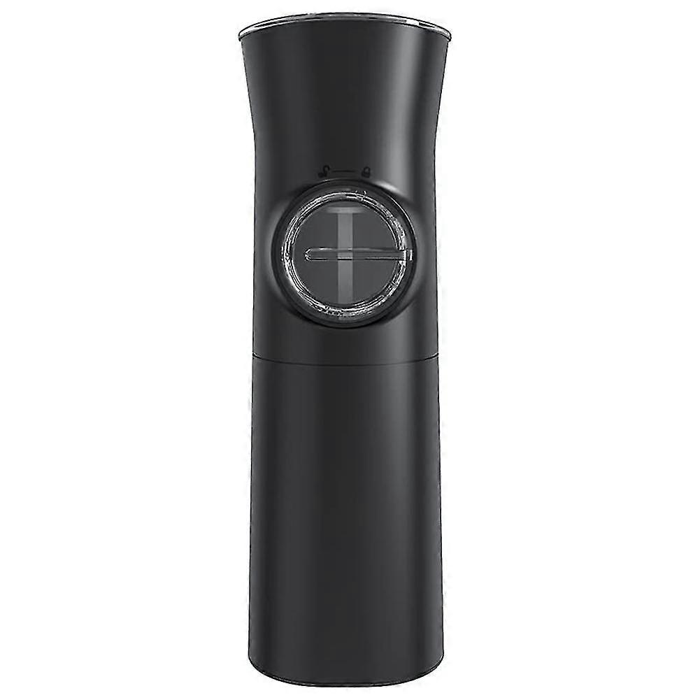 Gravity Electric Salt And Pepper Grinder, Adjustable Coarseness Hand Automatic Operation, Black