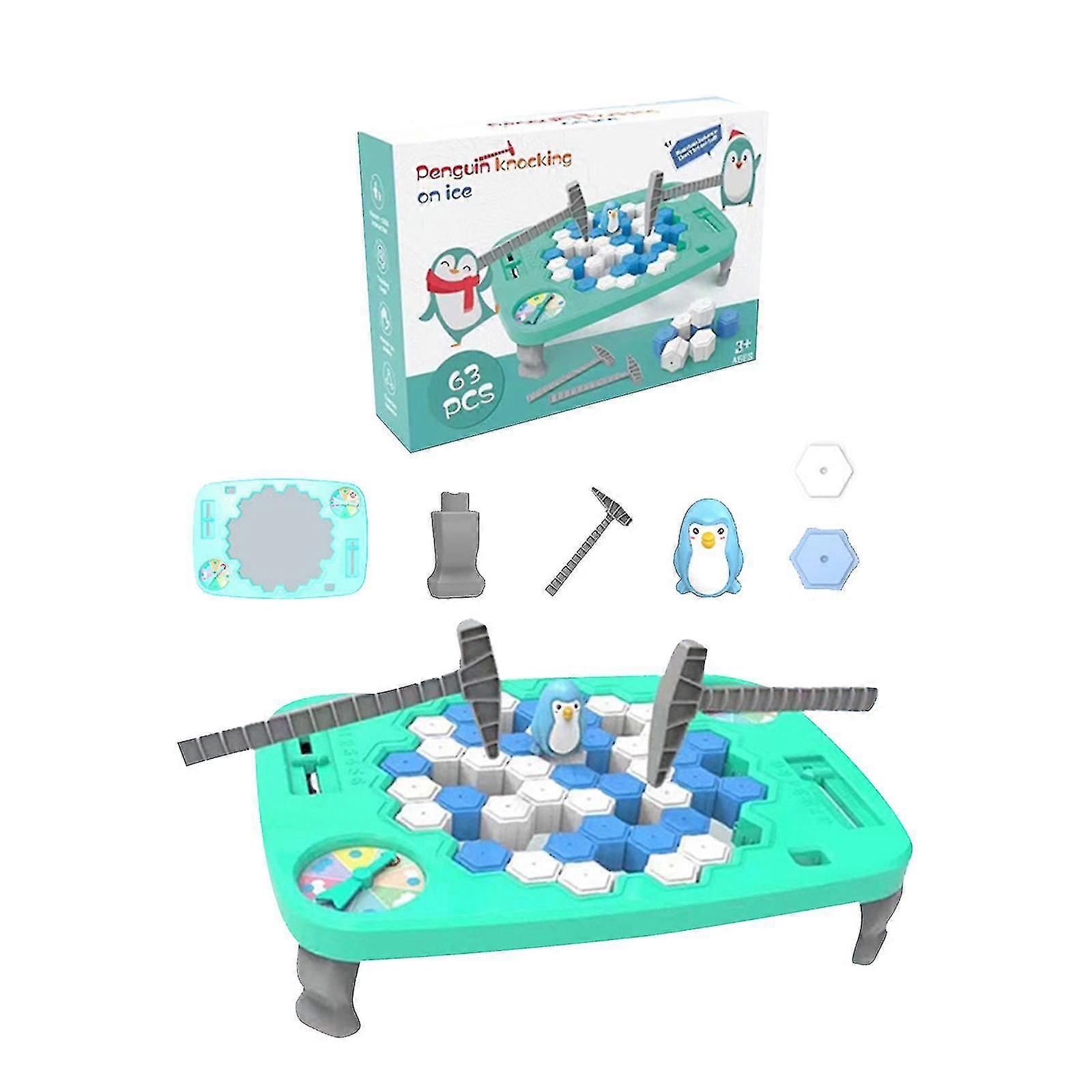 Ice Block Funny Trap Game Rescue The Penguins Beat The Penguin Ice Breaking Toy
