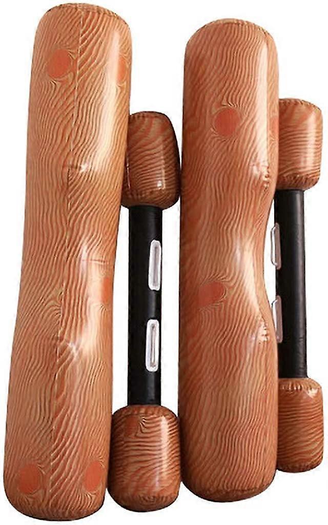 Swim Beach Double Log Stick Summer Pool Set Outdoor Inflatable Beat Swimming Float Seat