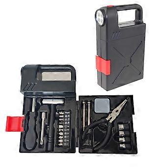 Lanterna Tool Set 21 Peças Ferramenta Mão Lâmpada Tool Set