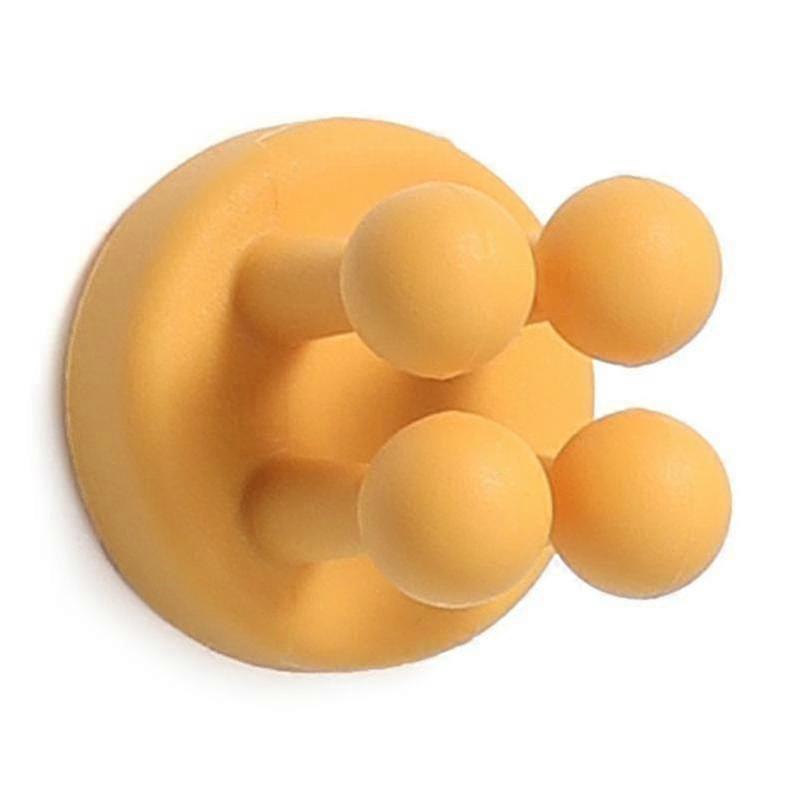 Silicone Toothbrush Holder Razor Holder Multi-function Hook Waterproof Self Adhesive Toothbrush Hook Plug Holder (d-v2)