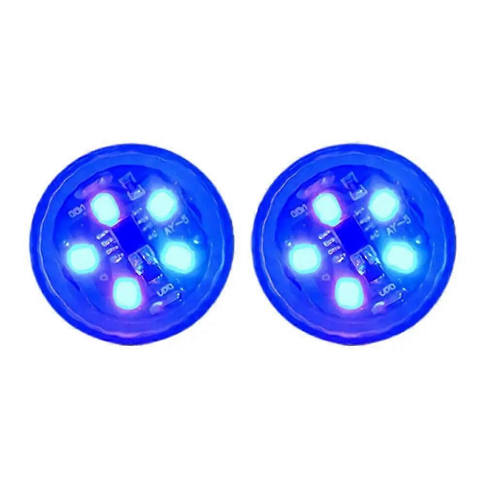 2PCS Universal Car Door 5 LED Opening Warning Signal Light Safety Warning Anti-collision Lights Flashing Alarm Lights Universal