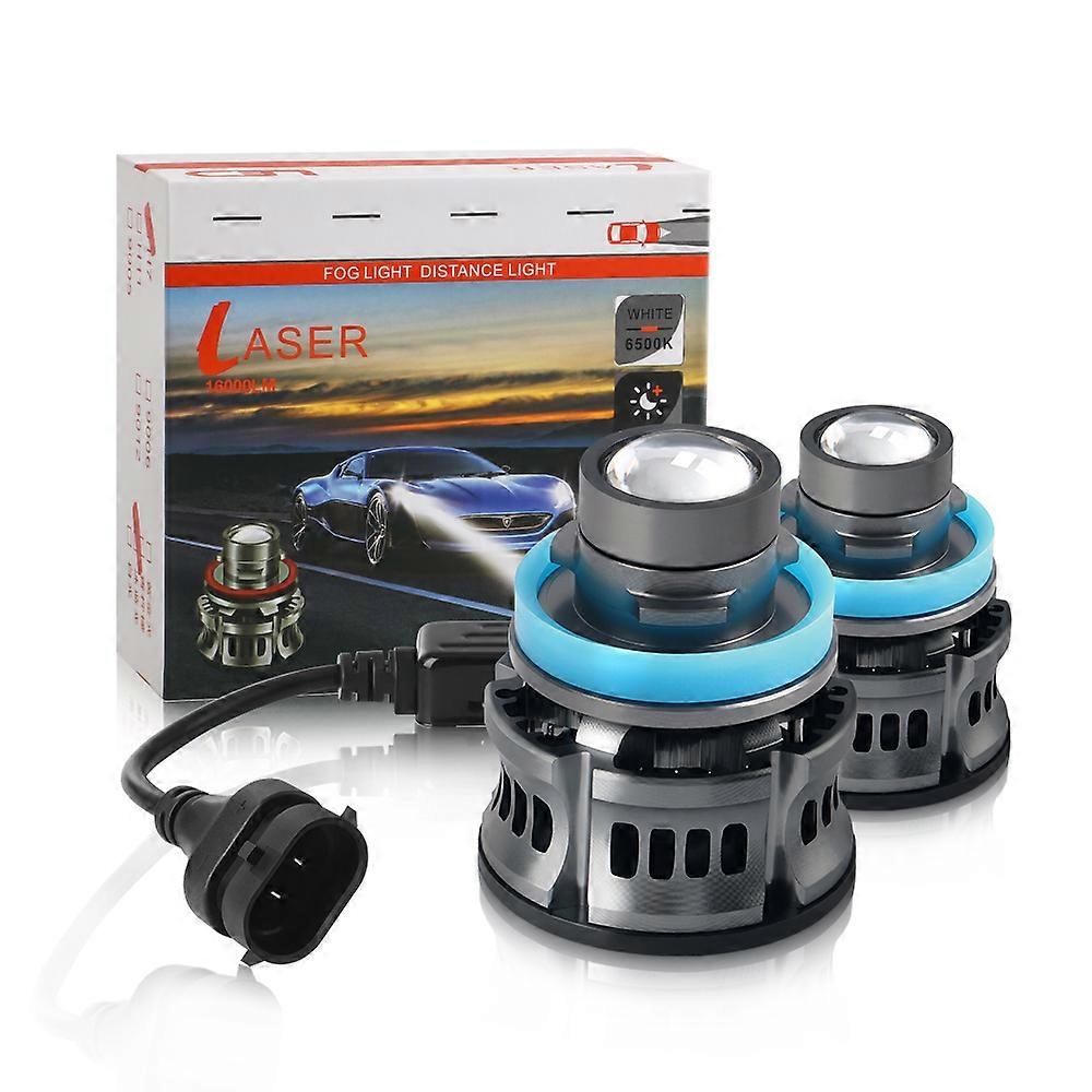 Automotive H7 9006 Laser Strålkastare Lampor Canbus H11 9005 HB3 Projektor Auto Fog Lights 3000K 6000K 8000K Modifiering LED-lampor