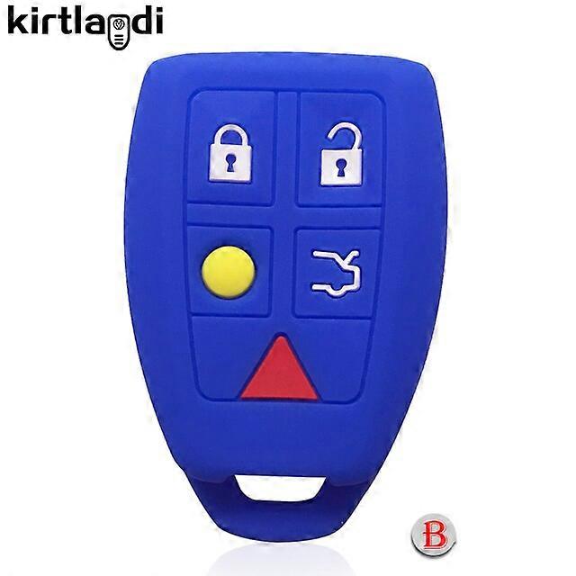 Car Key Cover Case Shell for Volvo S60 S40 XC90 C30 C70 D5 V50 Auto Accessories 5 Button Protective Key Holder Skin