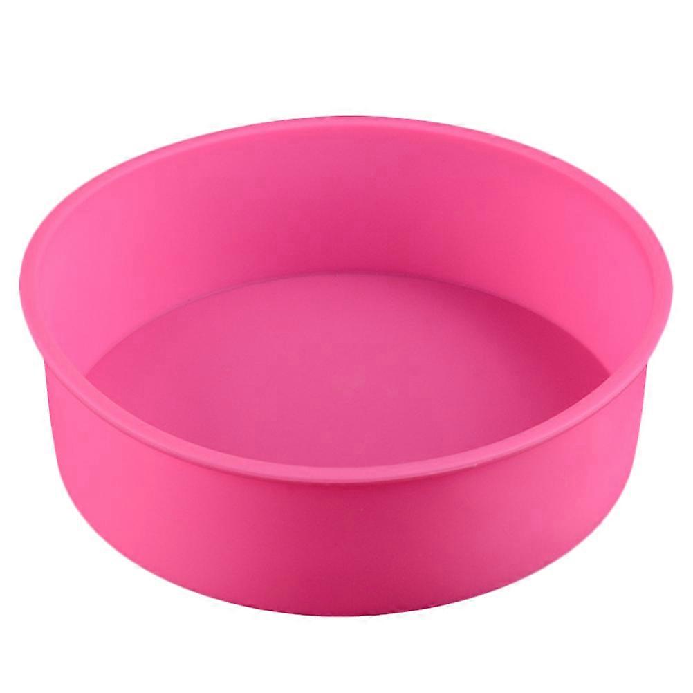 Round Silicone Baking Pan Baking Tray Cake Pancake Mold Baking Mold