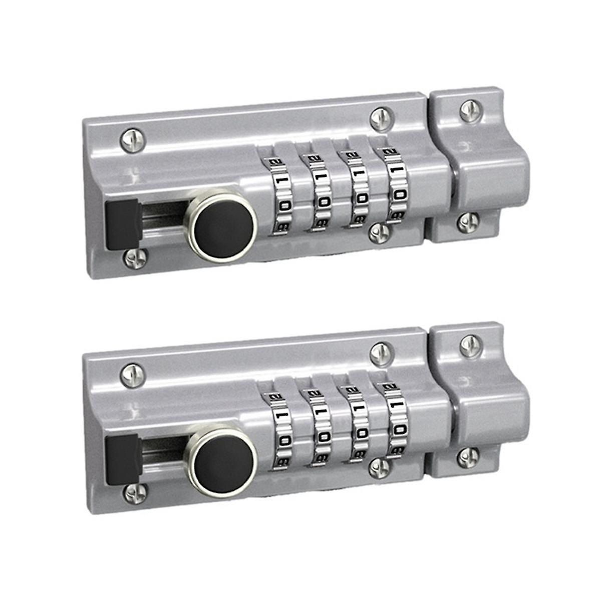 Recodeable Combination Locking Bolt Cam Lock Password Mechanical Lock Digital Drawer Zinc Alloy Lock Door Lock 2Pc B