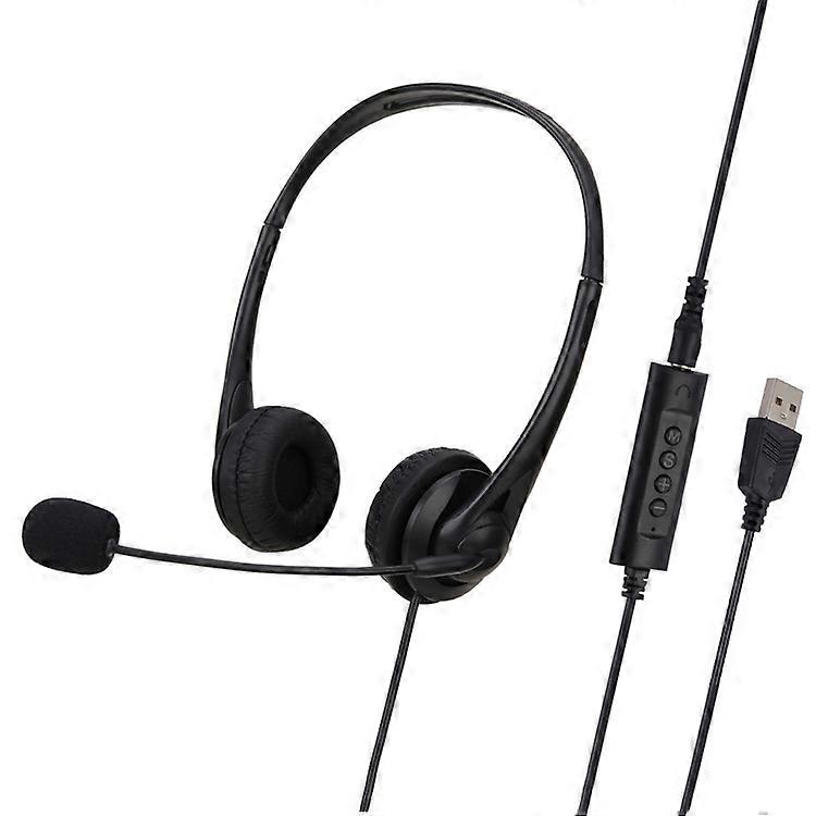 SOYTO Computer Headset  Double Ear Black Separation USB Double Ear Black Separation USB