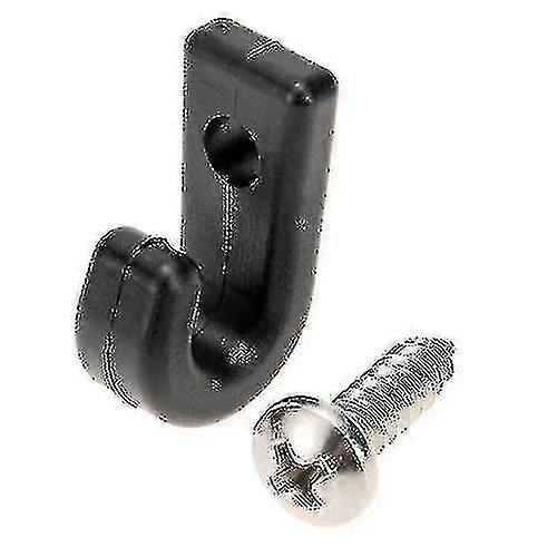 Hmwy-6pcs Nylon J-hooks For Kayaks Canoes Or Boats With Screws Lashing Hooks For Kayak Bungee Cord-ZZY