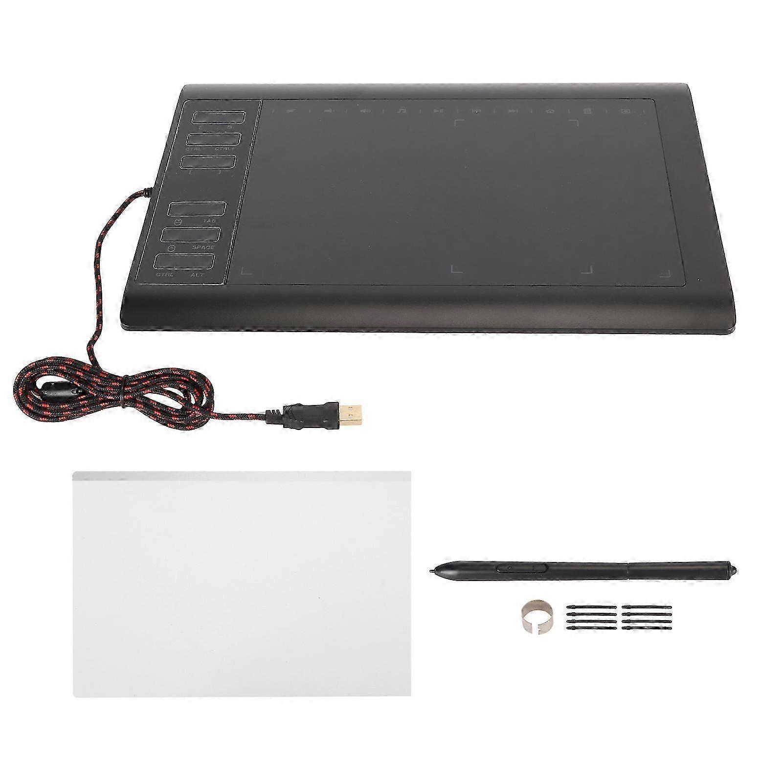 Graphics Drawing Tablet 8192 Levels Pressure 233 RPS 22 Function Keys Digital Art Tablet for Phone Laptop Desktop