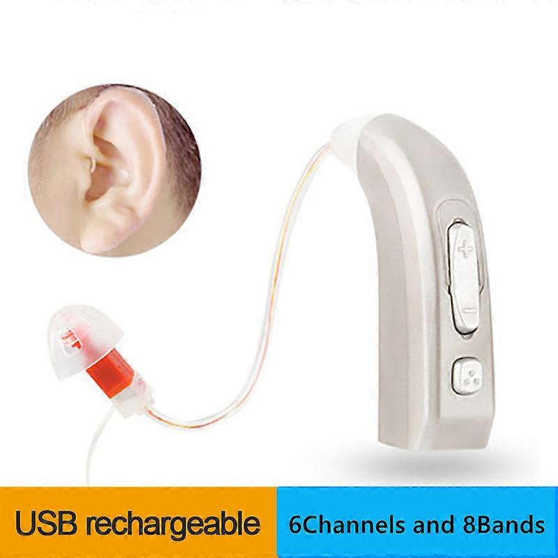 2020 High Powerful RIC Mini Rechargeable Hearing Aid Digital With Intelligent Adaptive Noise Reduction Acoustic Audiophone