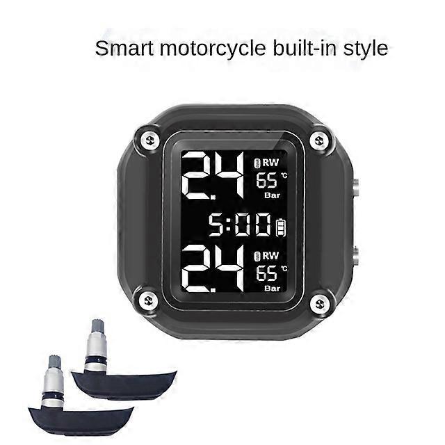 Motorcycle tire pressure monitor Two wheel TPMS external built-in wireless high precision tire pressure monitor