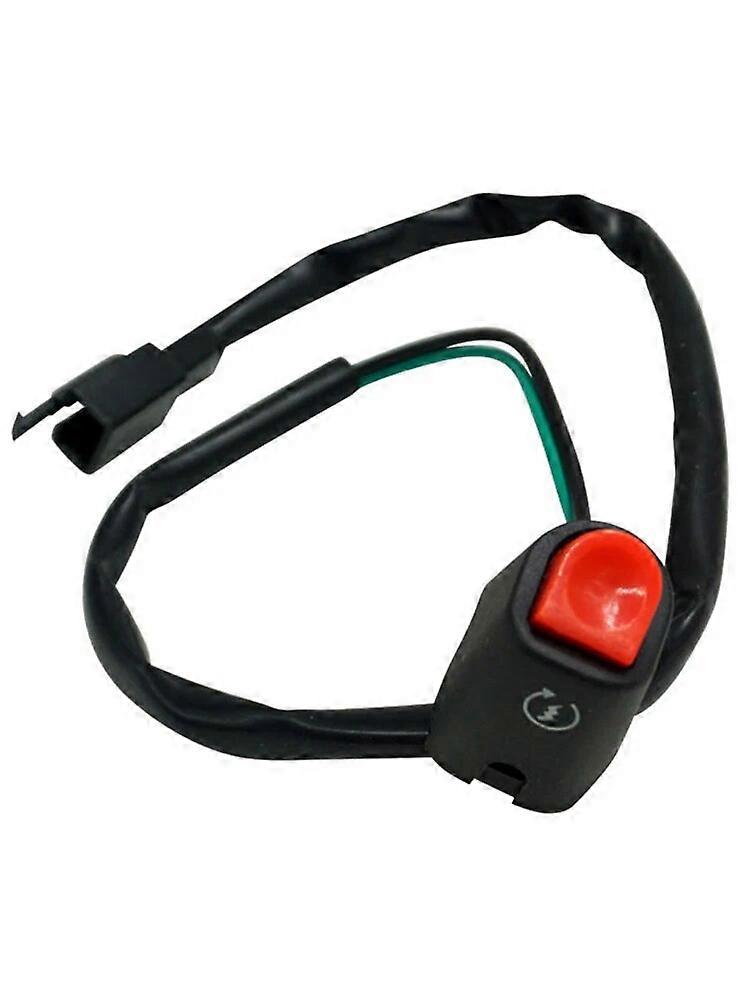 Universal Motorcycle Switches Bullet Connector Handlebar Switches ON / OFF Button Conector Botão Push Switch Peças da moto