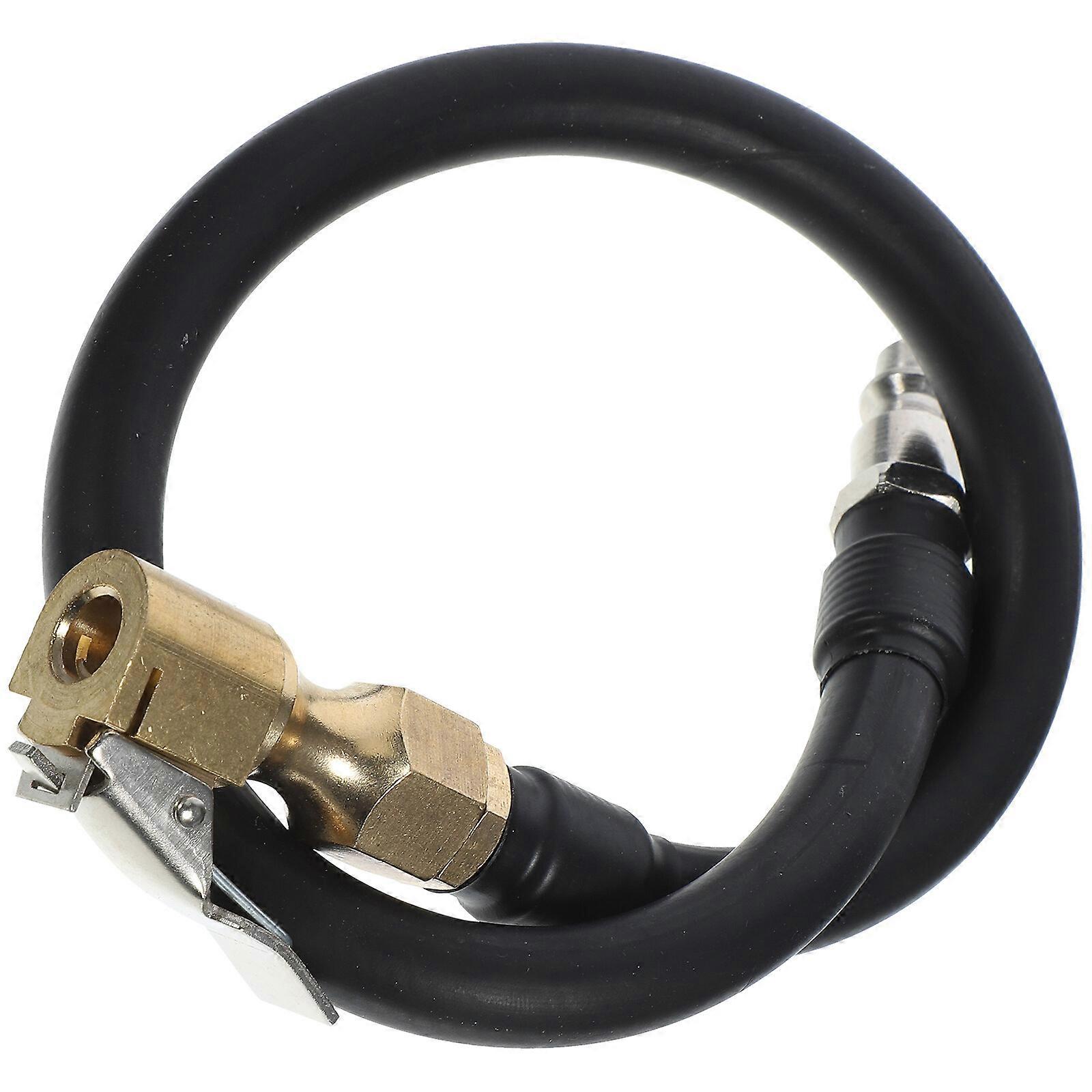 Tire Valve Connect Pipe Quick Inflator Compressor Practical Extension Hose Quick Inflator Extension Hose