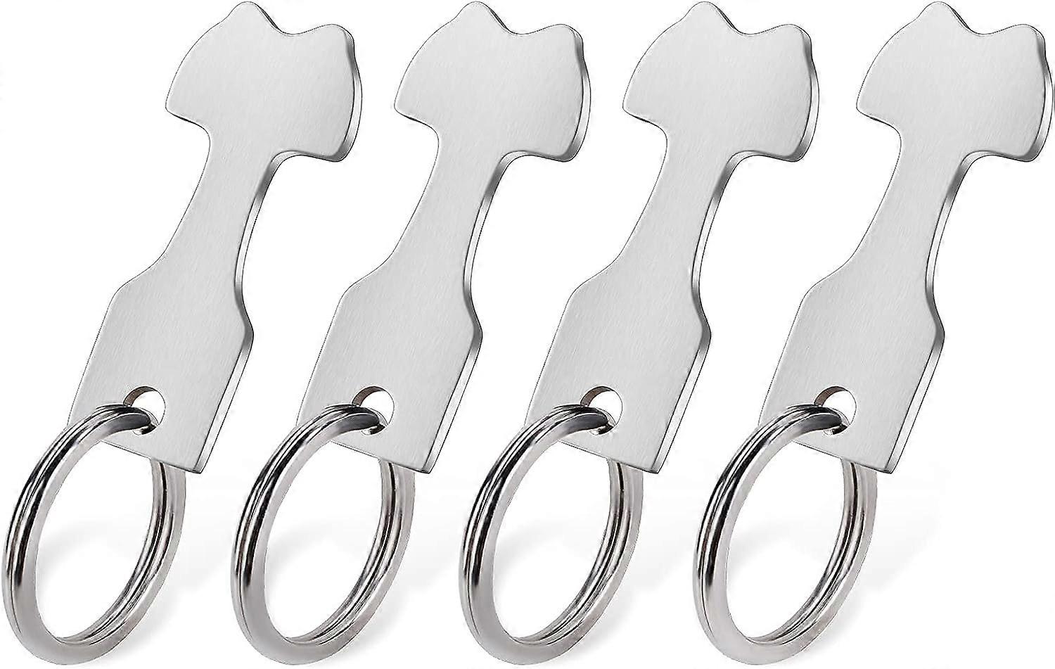 Caddy Token Key in acciaio inossidabile - Caddy Token Key rimovibile (4 pezzi)