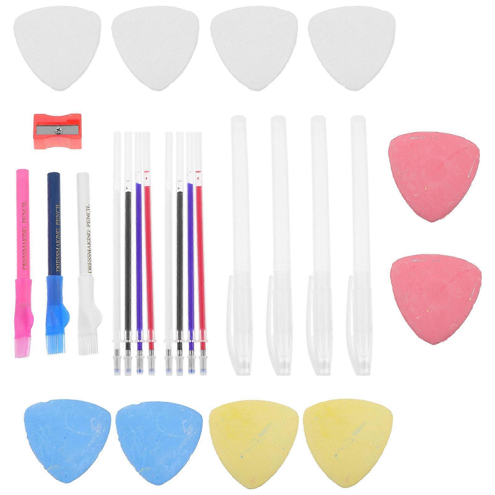 1 Set Sewing Mark Pen Fabric Markers Fabric Chalks Sewing Fabric Chalks For Sewing Convenient Tailor Chalks