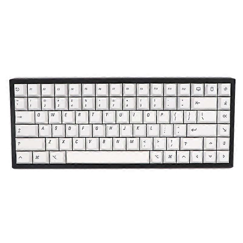 140 Pcs/Set Cherry Dye Sublimation Keycap Minimalist White Mechanical Key Caps
