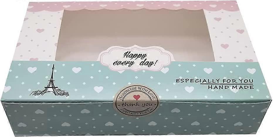 10 Pcs Paper Cake Box Set 8 inch