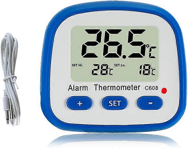 Digital Fridge Freezer Thermometer with Magnet with LED Indicator