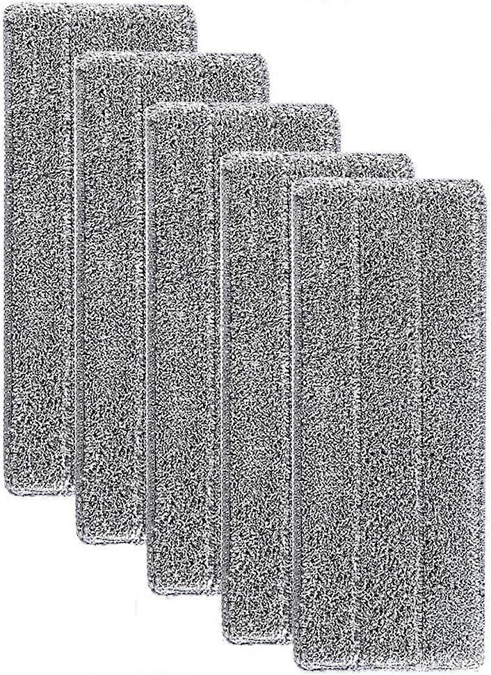 Super Absorbent Mop Head RefillsWashable Microfiber Cleaning Mop(5pcs)