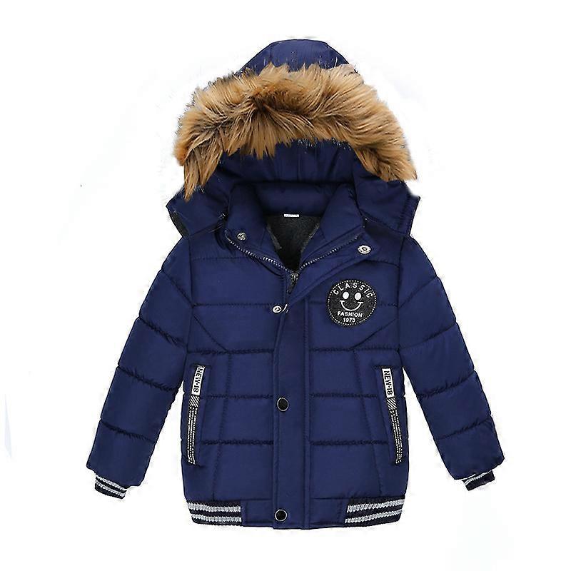 Boys' Warm Waterproof Winter Coat with Hood