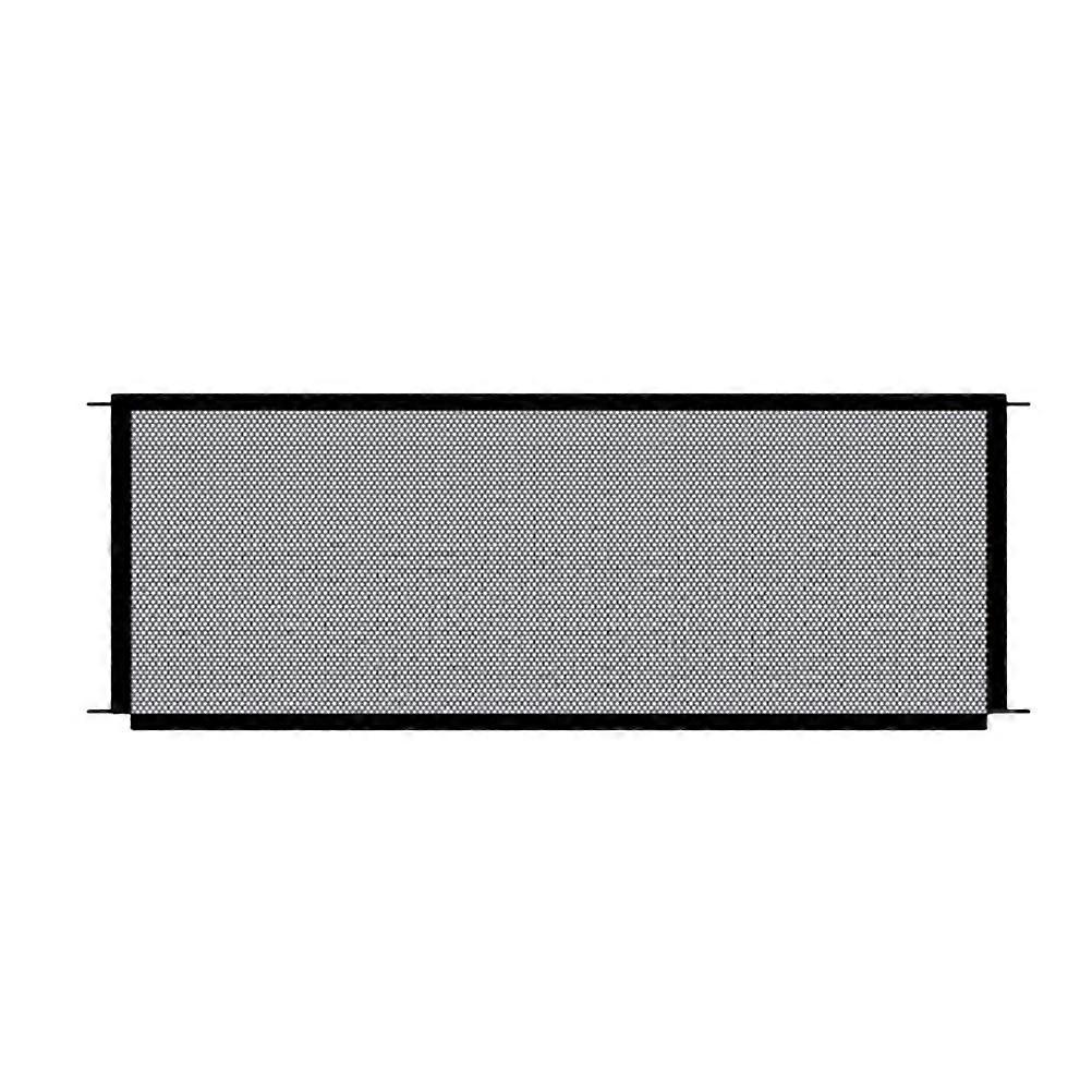 1Pc Chien Barrire De Scurit Filet De Sparation Porte Garde Maille Filet De Clture De Scurit Pour Animal De Compagnie (Noir)