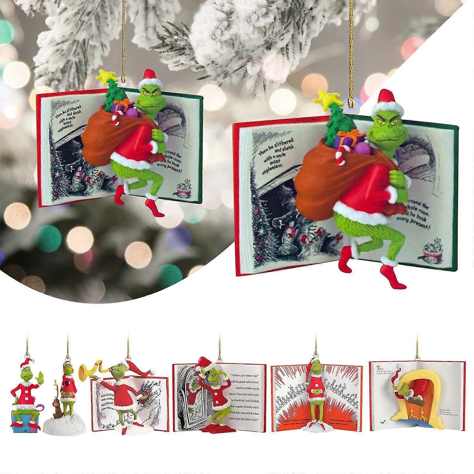 Grinch Hanging Ornament Christmas Tree Decorations Pendants