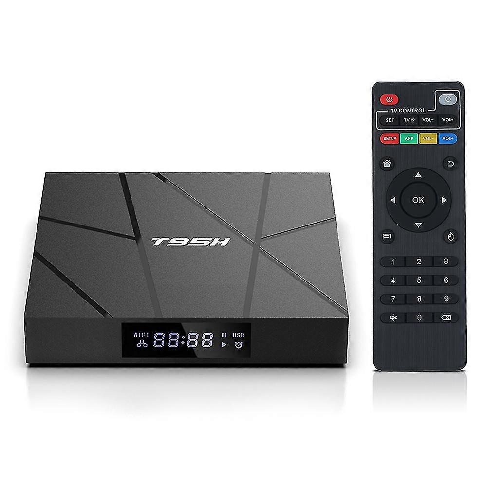 T95h Allwinner H616 Smart Android 10.0 Tv Box 4gb Ram 64gb Rom Set Top Box 2.4g Wifi Bluetooth 100m Lan 6k Media Player 8GB