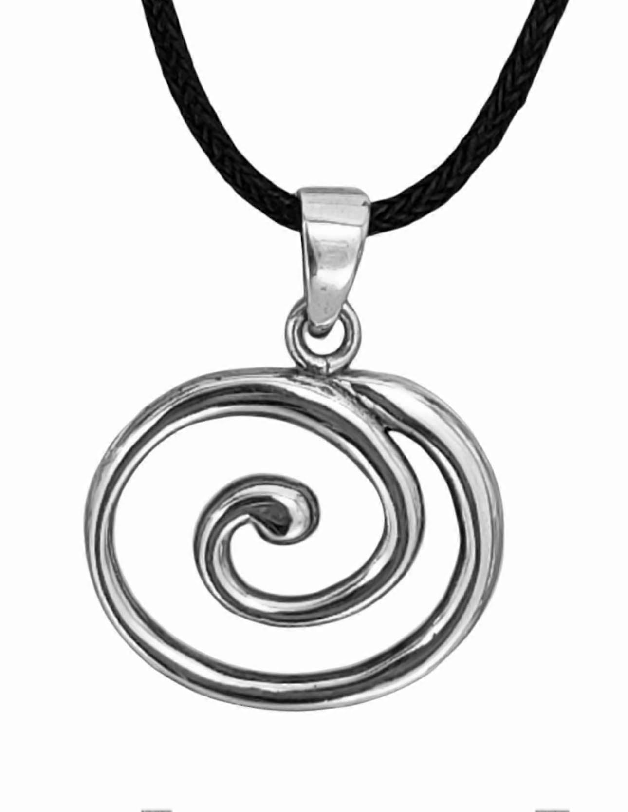 Pendant 22 Spiral - Silver