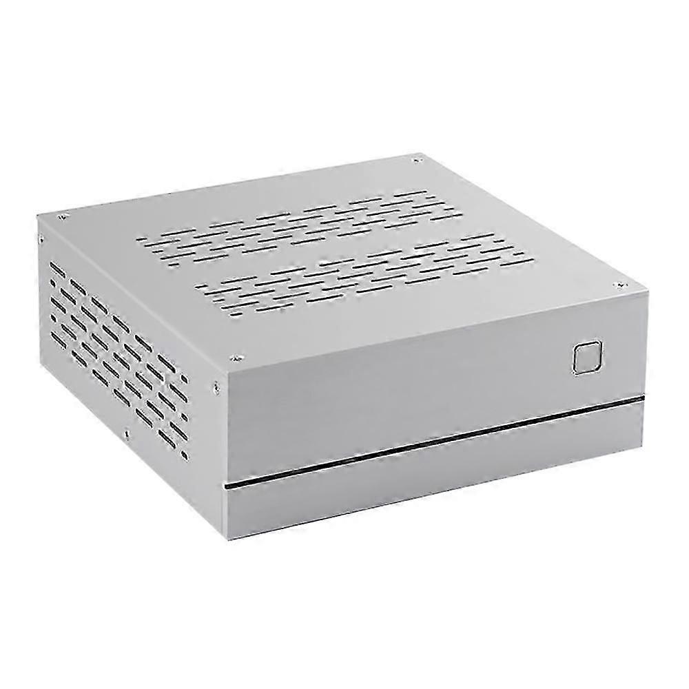 A01 Case Htpc Horizontal Computer Case Itx Mini Case Industrial Control Case Silver Case Aluminum U