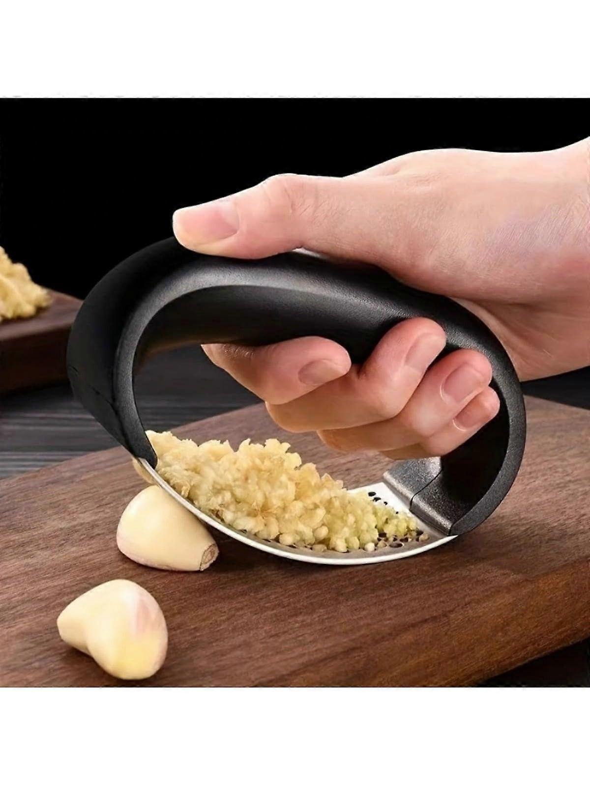 1 stk hvitløkspresse i rustfritt stål