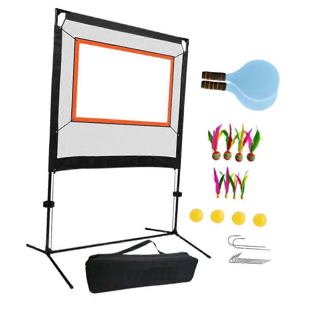 Badminton Net Adults Convenient with Shuttlecocks for Training Home Practice