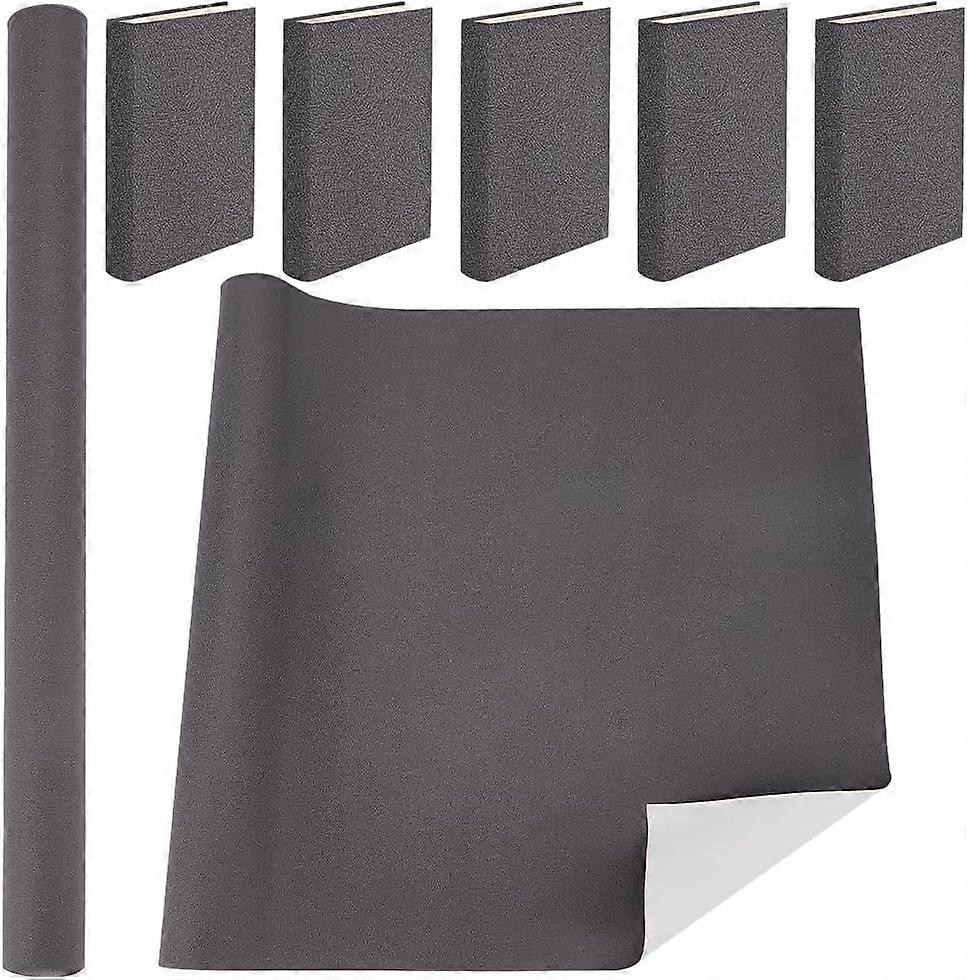 43.3x16.5in Book Cloth for Book Binding Fabric Surface Paper Backed Bookcover Notebook Wraps Grey Book Covering Protector Bookbinding Supplies Books A