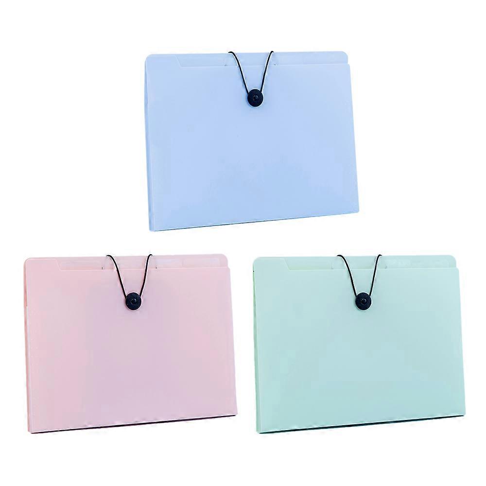 Expanding File Folder, Large Capacity, Plastic, File Folder