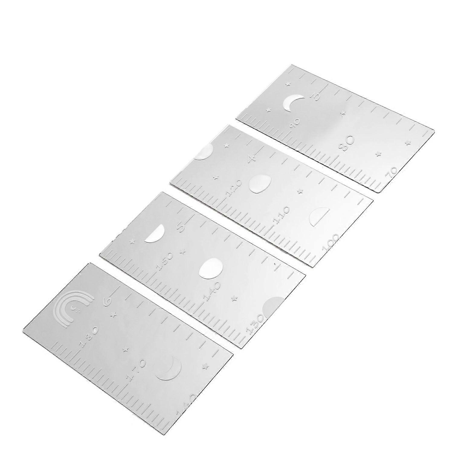 Kids Height Growth Chart Mirror for Wall Decoration