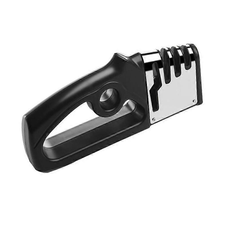 Stainless Steel 4-in-1 Kitchen Ceramic Knife Scissors Sharpener 4-Stage Knife Sharpener Household Tools