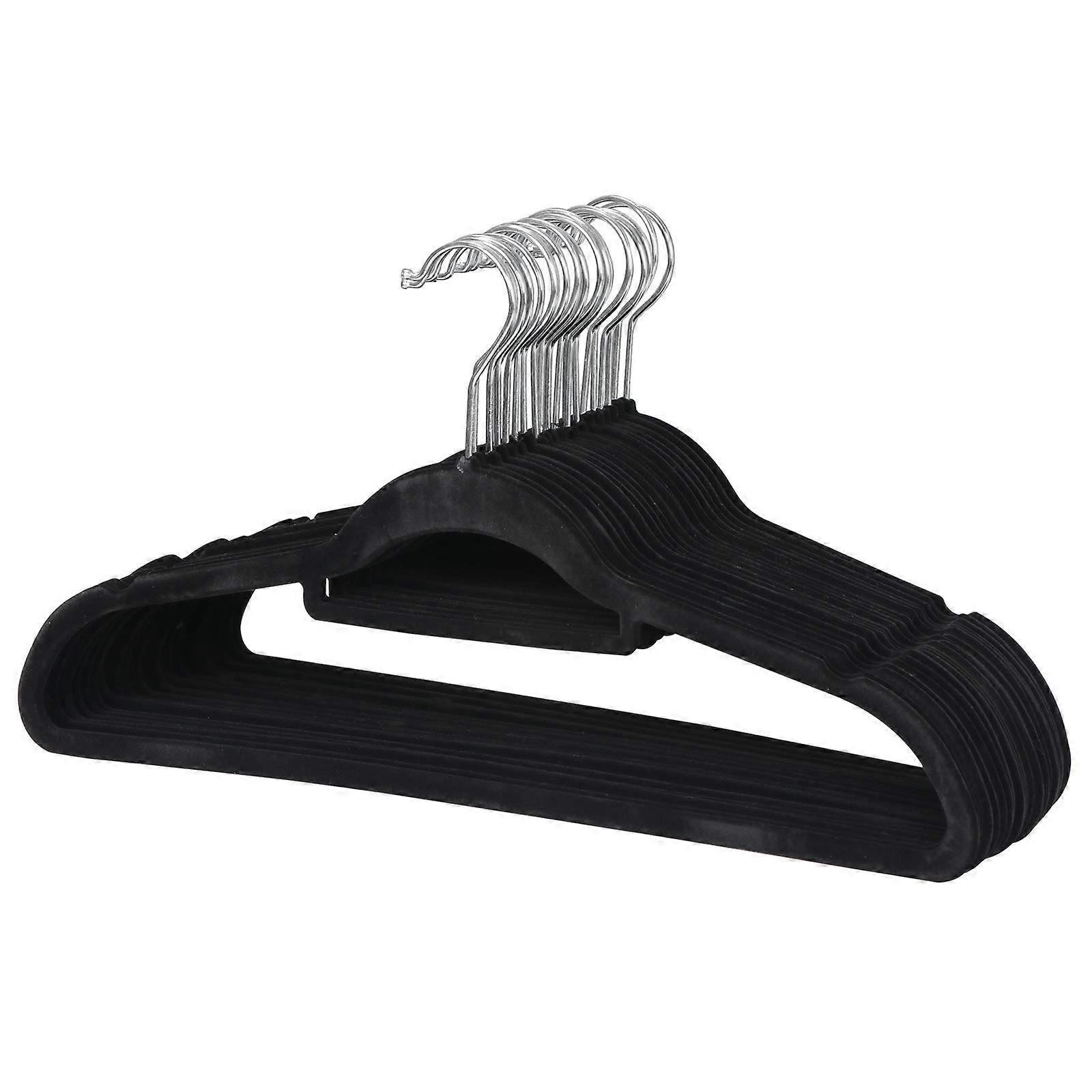 50 velvet hangers, non-slip design