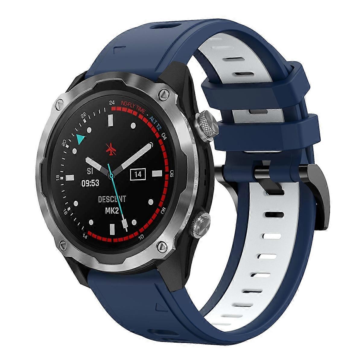 Garmin Descent MK 2 26 mm-es kétszínű sport szilikon óraszíjhoz