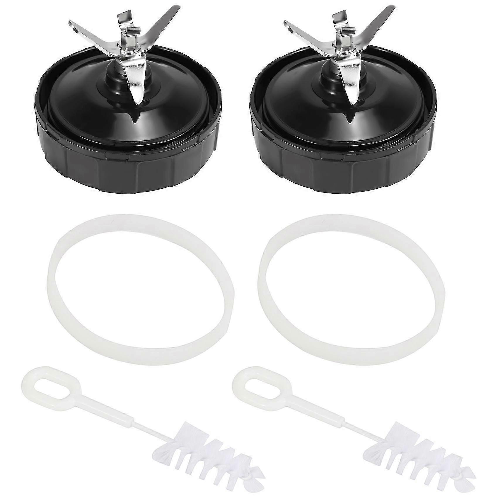 2pcs 7 Fins Extractor Blades Replacement Part Bottom Blade For Auto Iq Bl642 Nn102 Bl2013