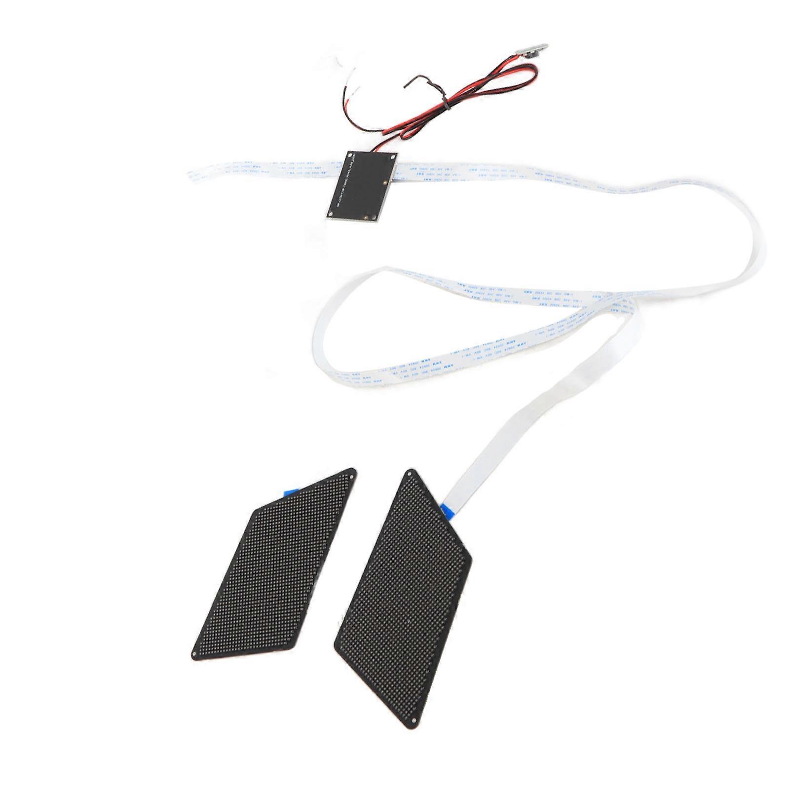 Programmable LED Eyes 48x96 Matrix Multifunctional Sign LED Display Board DC12V for Riding Bag