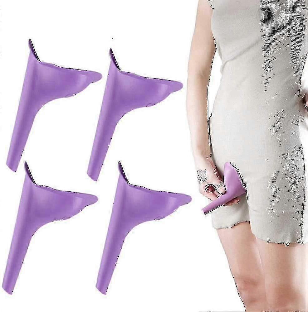 4PCS θηλυκή φορητή συσκευή ούρησης διοχέτευσης ουρητηρίων για το ταξιδιωτικό εργαλείο πεζοπορίας κάμπινγκ