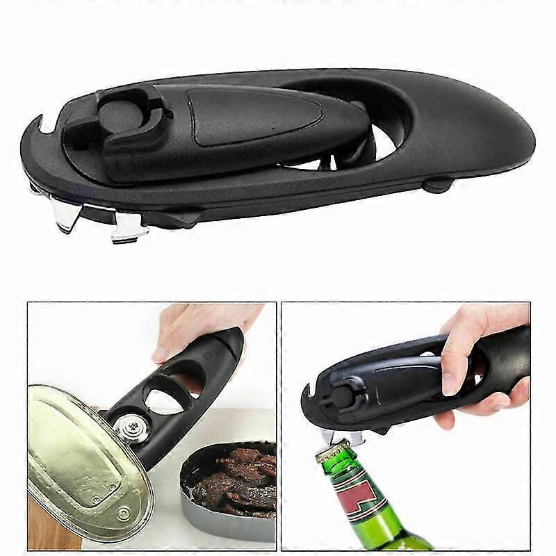 يمكن أن فتاحة الكرنك التجارية سهلة اليد الثقيلة قابلة للطي كرنك مقبض أسود