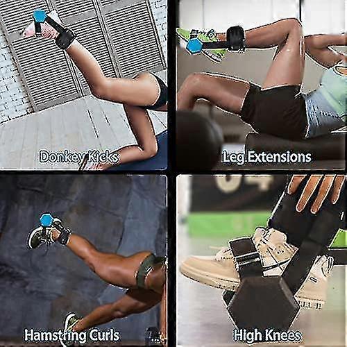 Sportneer Poids De Cheville Réglables 0,5 à 2,3 Kg - Manchettes Lestées Pour Fitness Et Entraînement