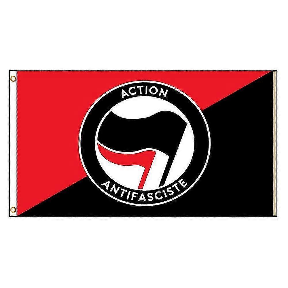 90x150cm  Antifascist Action Flag Antiracism Flag
