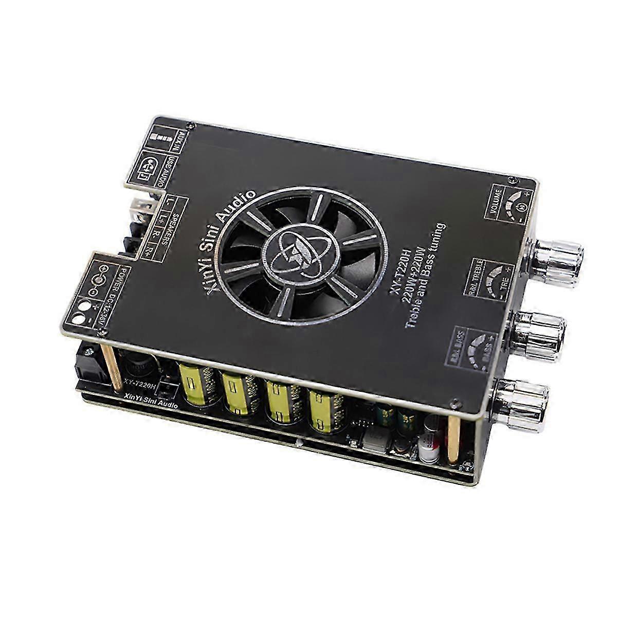 XY-T220H Bluetooth Audio Amplifier Module 220w X 2 High and Low Frequency Adjustment Dual Channel S DS