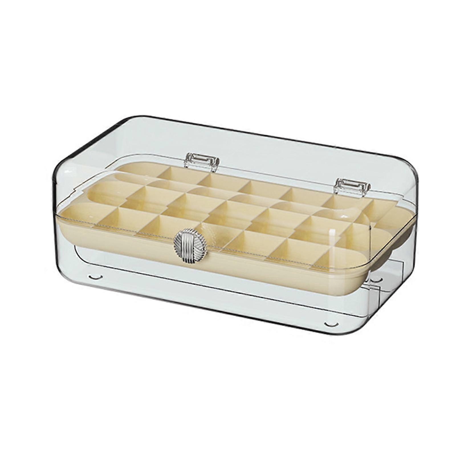 Large Capacity Jewelry Storage Box Dustproof Organization Box Accessory for Headdress Jewelry Nail Bead Organize Supply  transparent color