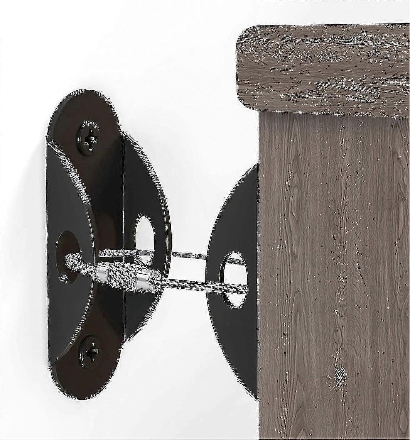 6-Piece Furniture Anchor Kit for Childproofing Featuring Straps to Secure Dressers and Cabinets to Walls