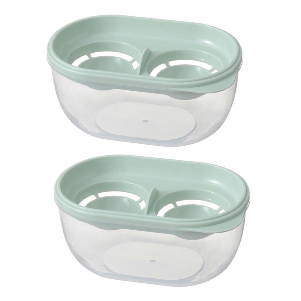 2 Pcs Egg Separator Strainer for Baking Cooking Light Design