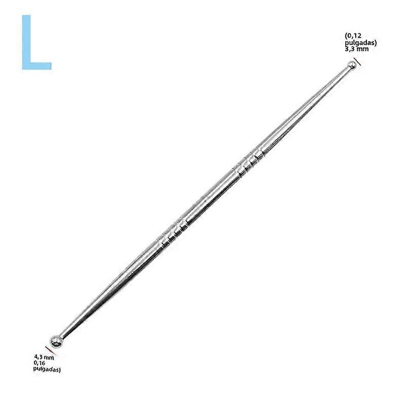 Stainless Steel Acupuncture Pen S/M/L Trigeminal Point Massager for Manual Body and Facial Massage