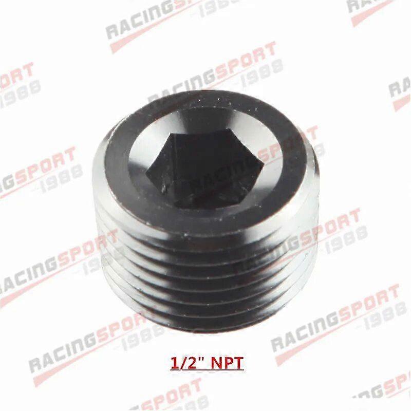 1/16\" 1/8\" 1/4\" 3/8\" 1/2\" 3/4\" 1\" NPT Pipe Thread Allen Socket Aluminum Plug