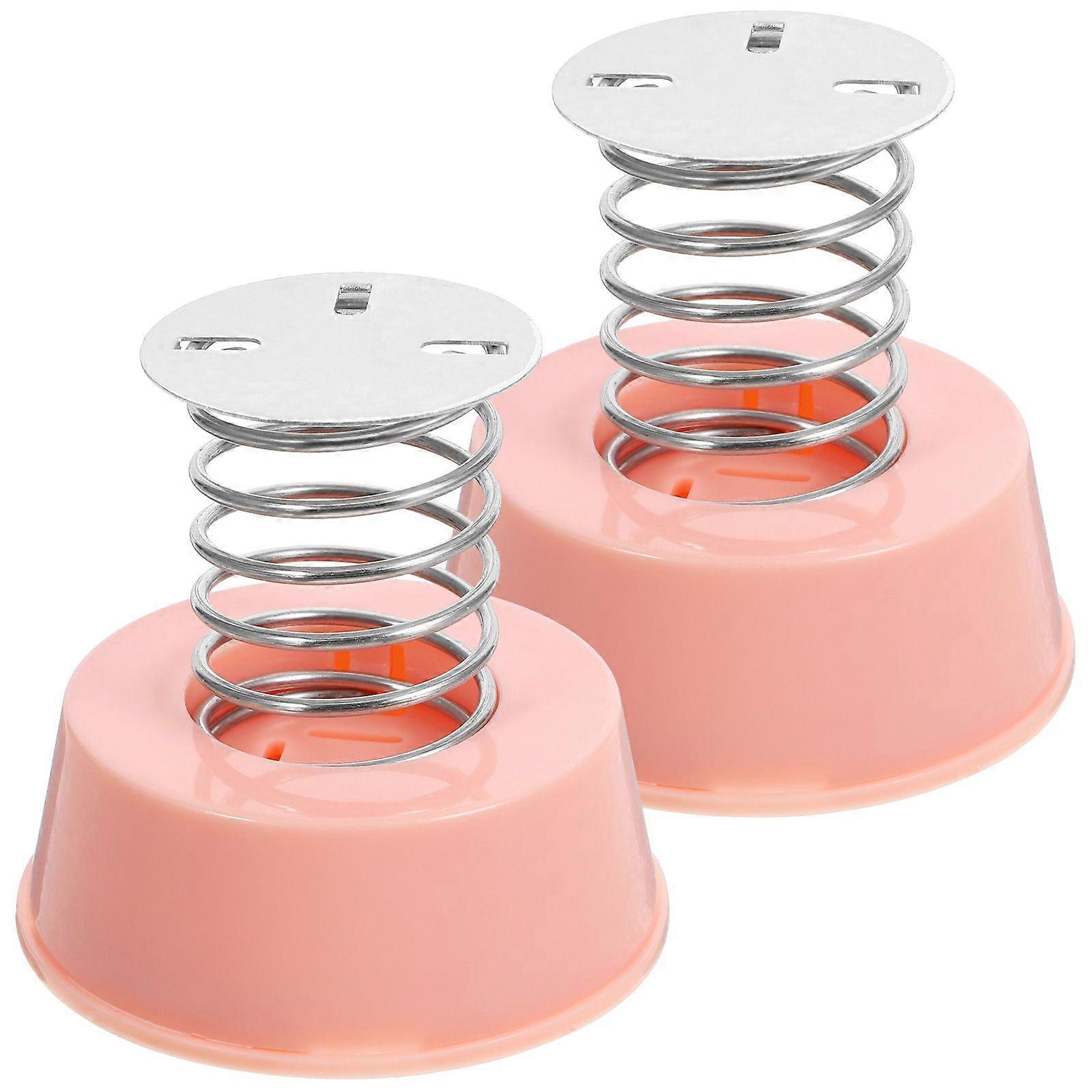 2Pcs  Dancing Toy Spring Base Car Dashboard Doll Spring Shaking Head Doll Spring Base for Crafting